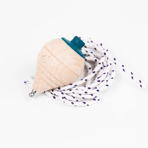 Wooden Spinning Top (in various colours)