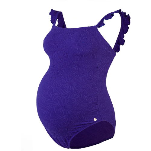 Maternity swimsuit Maldives - Viollet