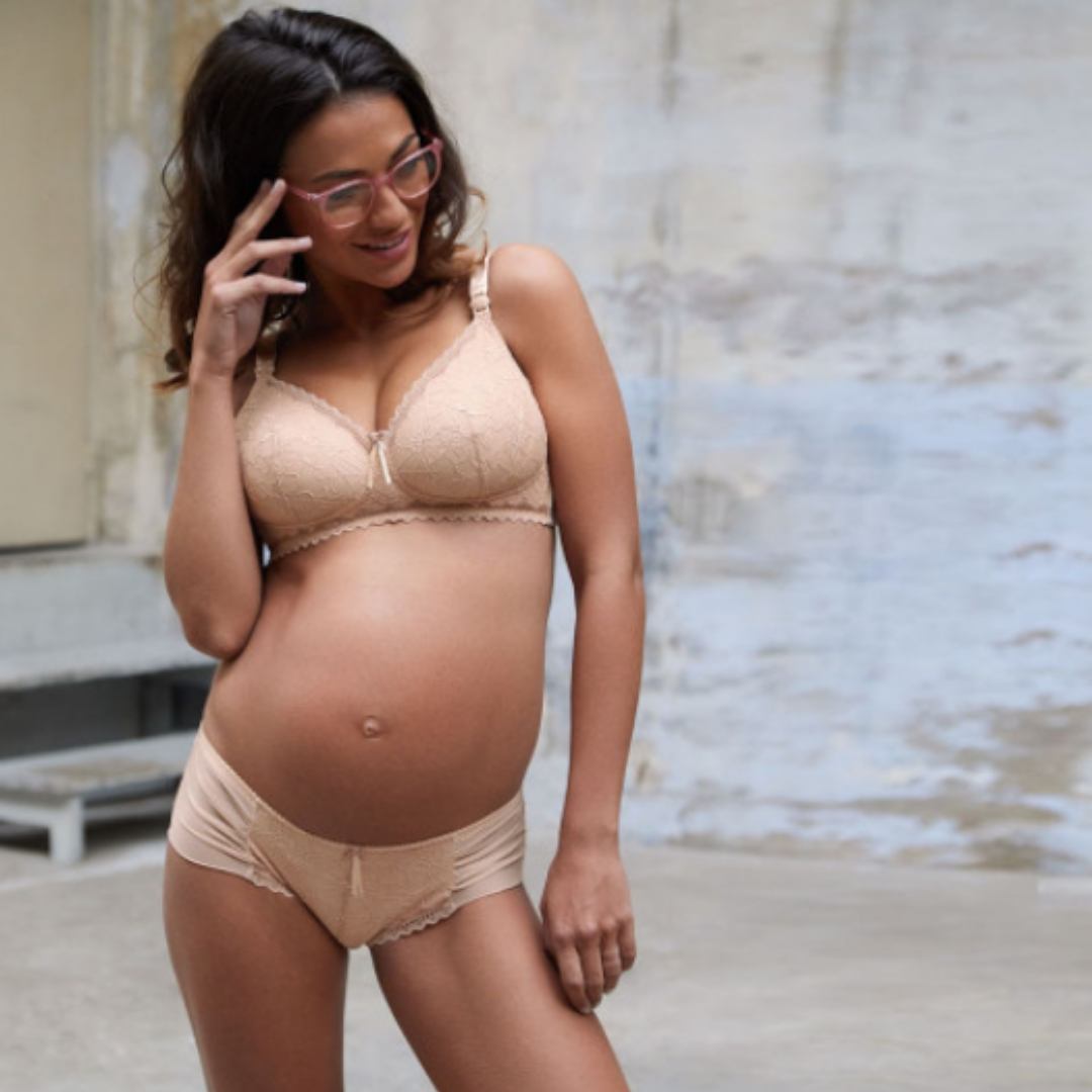 Maternity and nursing bra - Iris - Nude