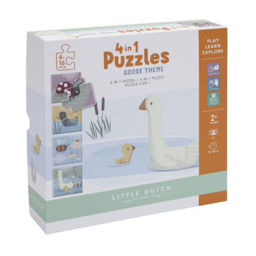 4 in a box puzzle Little Goose