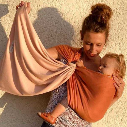 Little Baby Wrap Without a Knot - Nude/Caramel