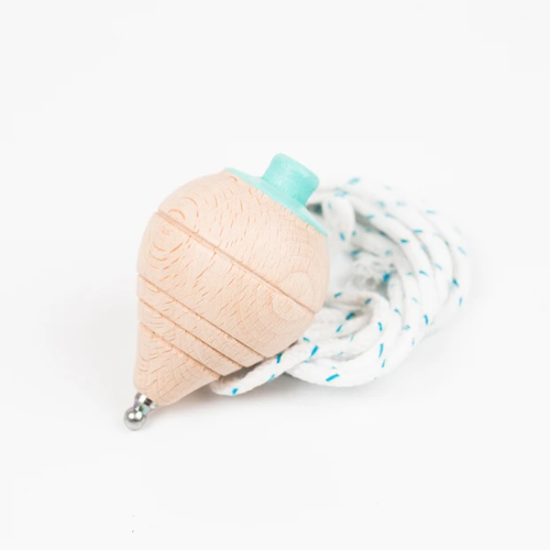 Wooden Spinning Top available in various colours