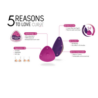 4 Curve Plus Night Washable Nursing Pads