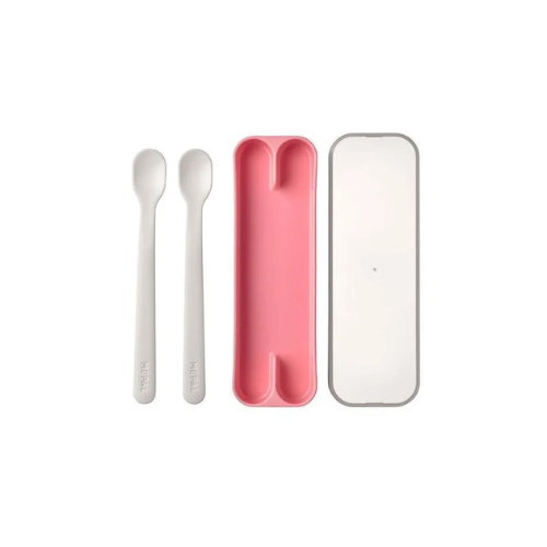 Mepal Mio Set Baby Spoons - Deep Pink, 2pcs.