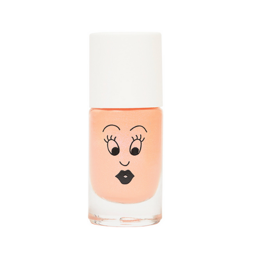 Water based nail polish -Flamingo - Pearly neon coral
