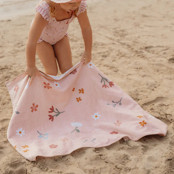 Beach towel Little Pink flowers