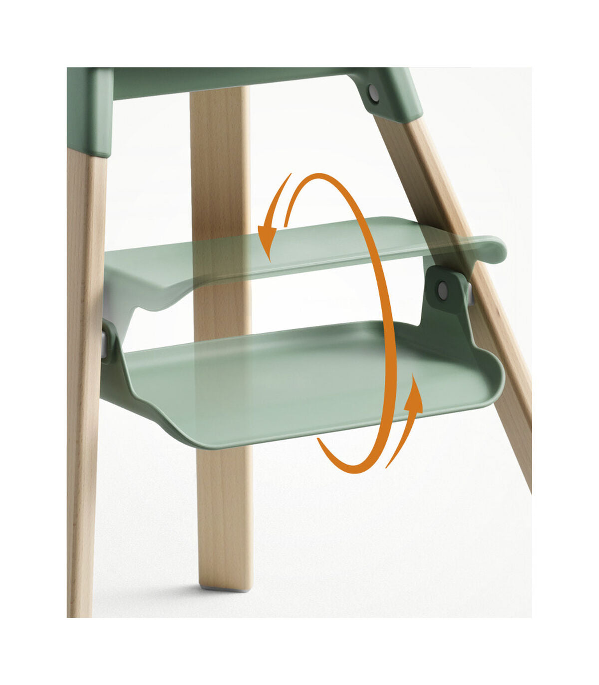 High Chair clover green Stokke® Clikk™
