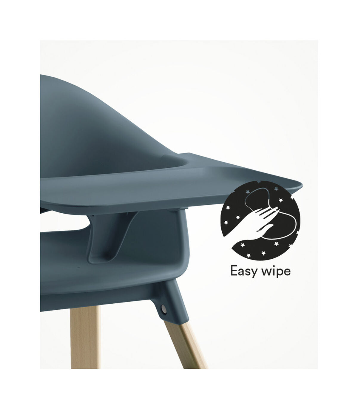 High Chair fjord blue Stokke® Clikk™