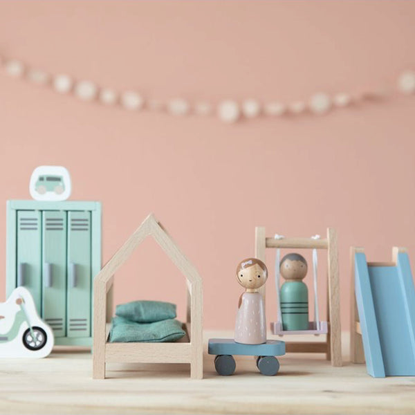 Doll's house Children's room playset