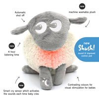 Ewan Deluxe - Baby shushing sleep sheep Grey