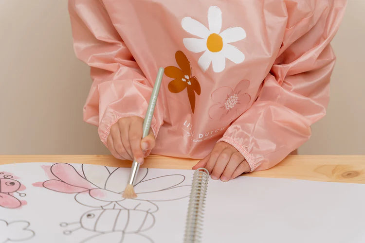 Apron Flowers & Butterflies