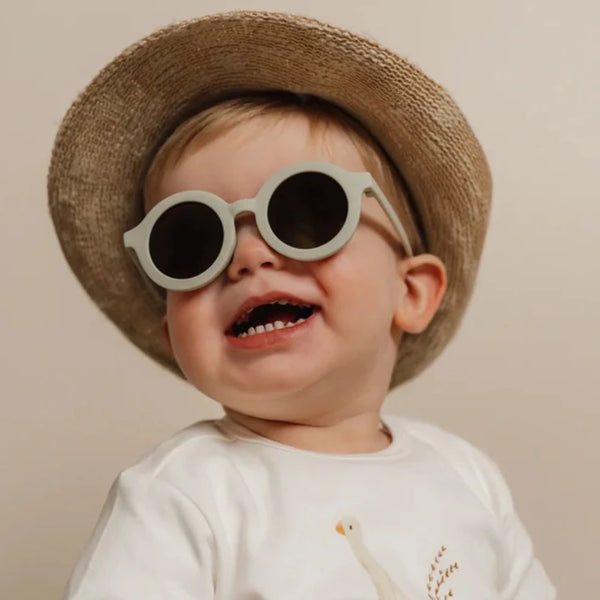 Child Sunglasses Round Shape Green
