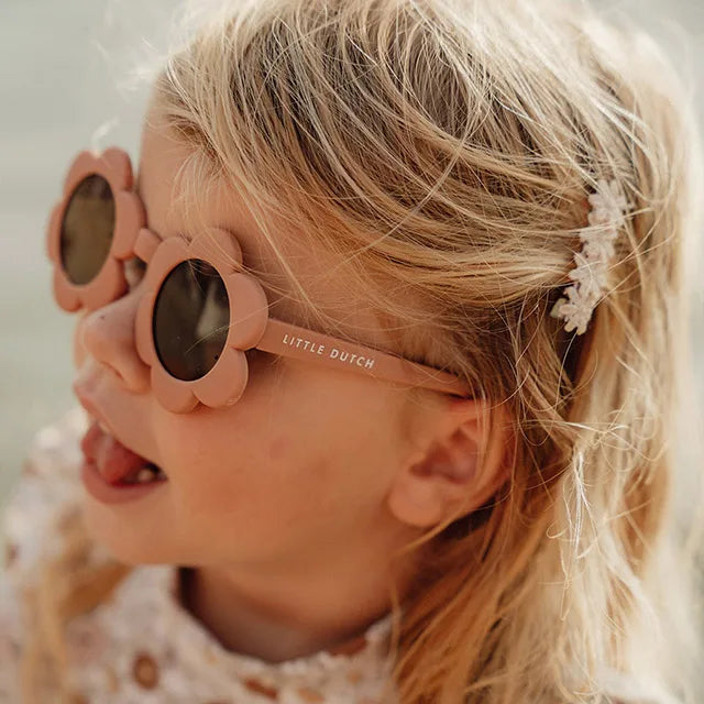 Child sunglasses Flower Shape Pink Blush