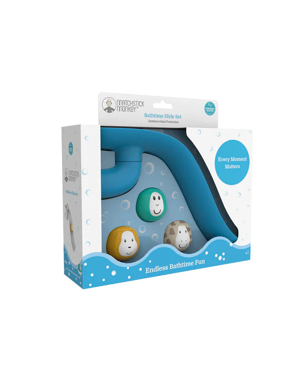 Blue Bathtime Slide Set