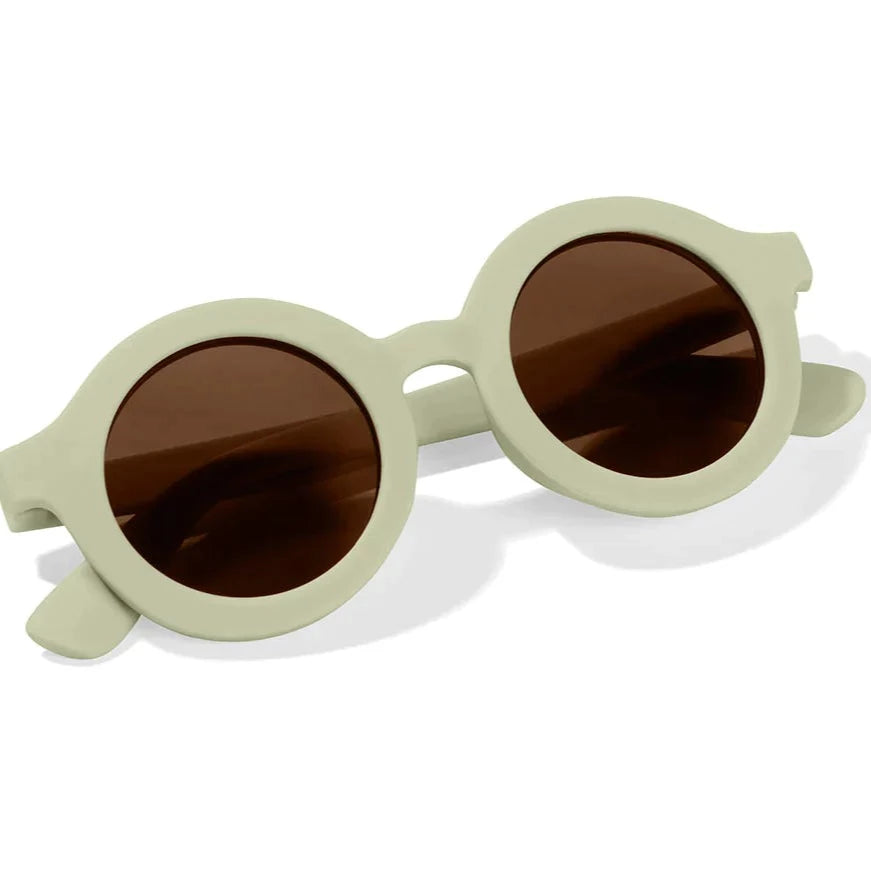 Child Sunglasses Round Shape Green