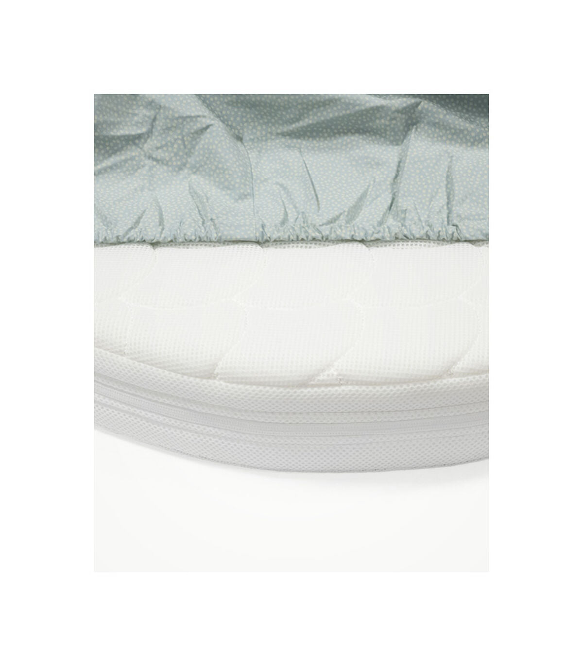 Stokke® Sleepi™ Bed Fitted Sheet V3 Dots Sage
