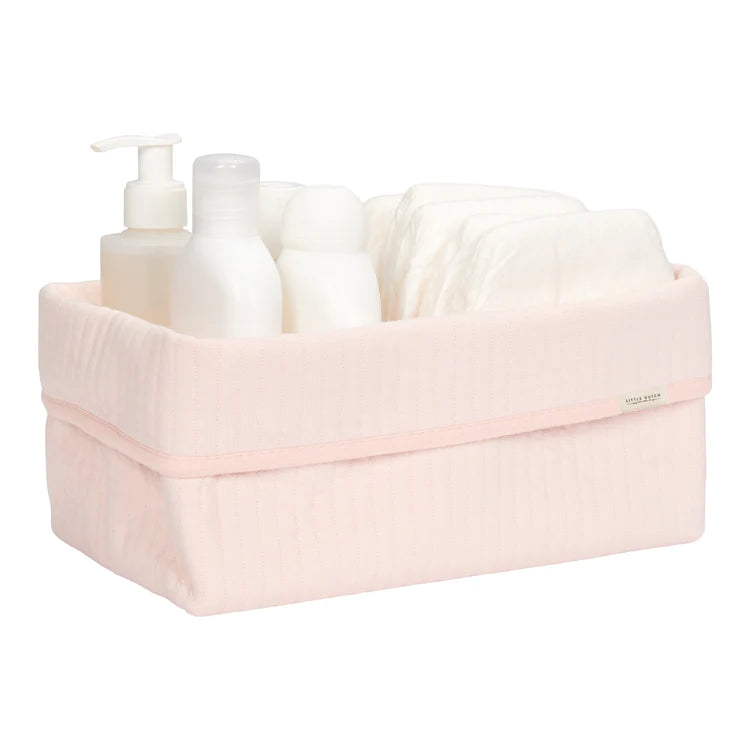 Storage basket large Pure Soft Pink