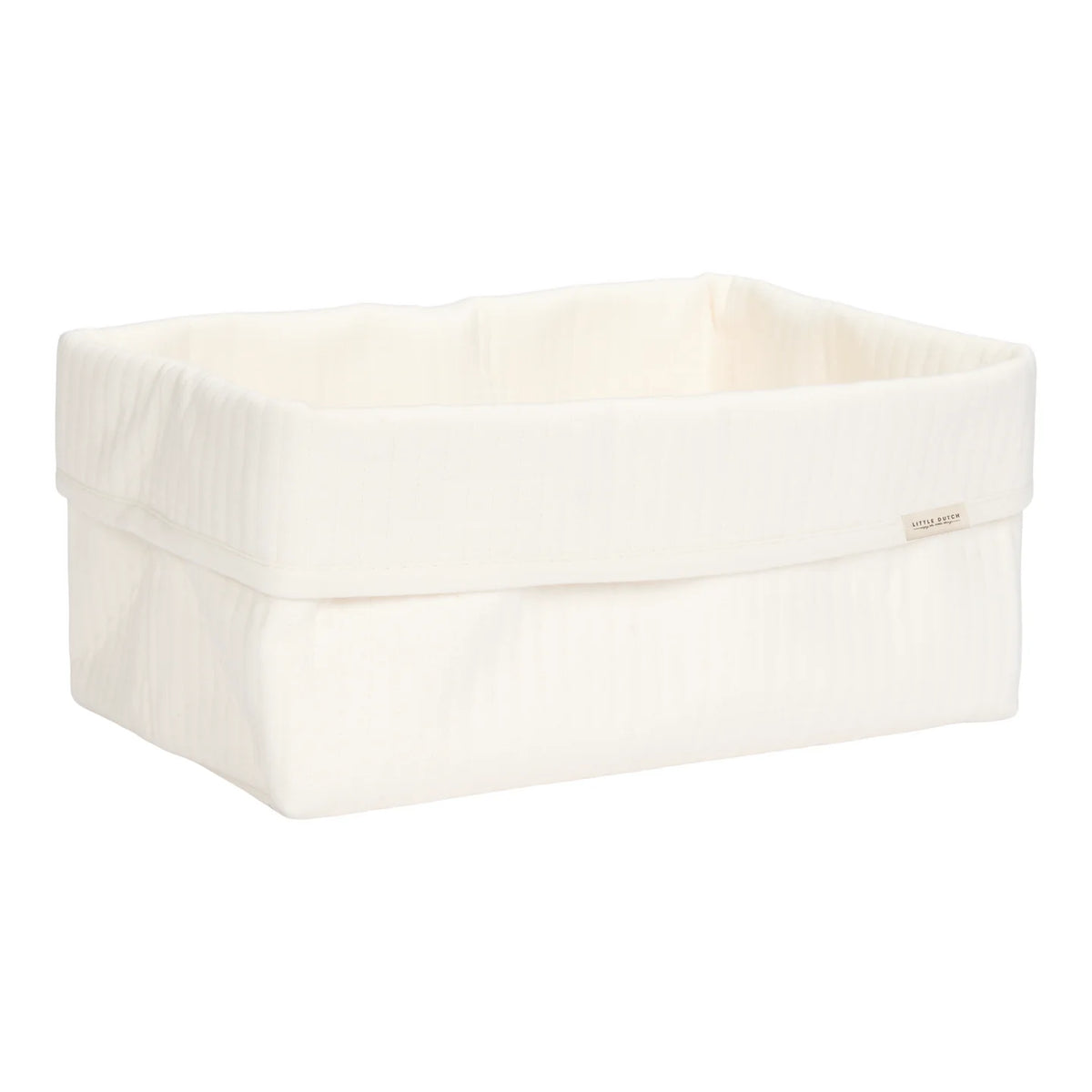 Storage basket large Pure Soft White