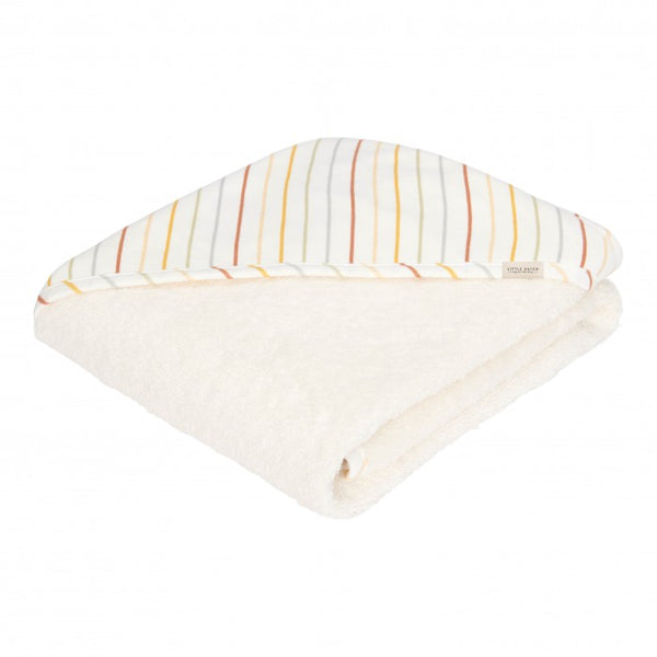 Hooded towel Vintage Sunny Stripes 100x100