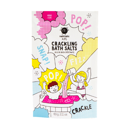 Crackling bath salt