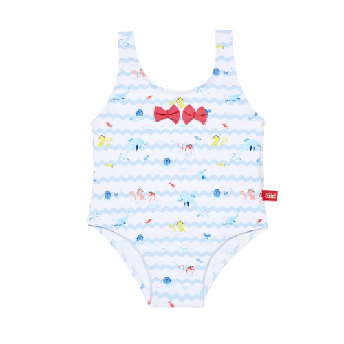 Swimsuit - Sea Animals Light Blue