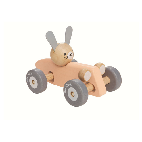 Bunny Racing Car - Pastel - PT 5717