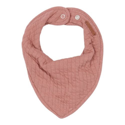 Bandana bib Pure Pink Blush