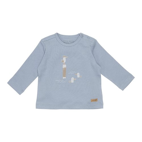 T-shirt long sleeves Seagull Blue