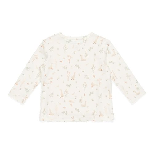 T-shirt long sleeves Little Goose White