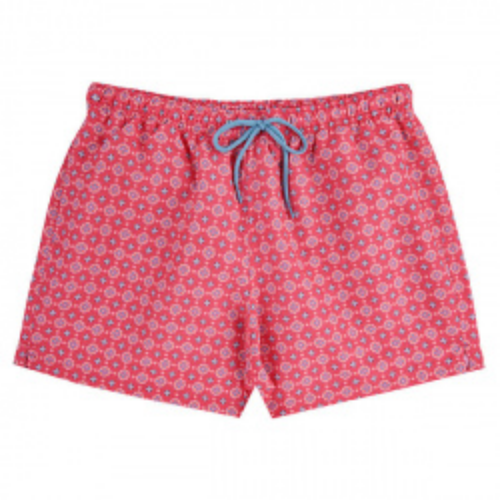 Colourful Tie Quick Dry Boxer Swimsuit For Men
