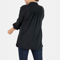 Margaux maternity and nursing Blouse - Black
