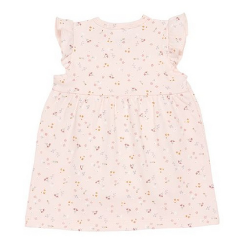 Dress sleeveless ruffles Little Pink Flowers