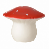 Lamp medium mushroom Red