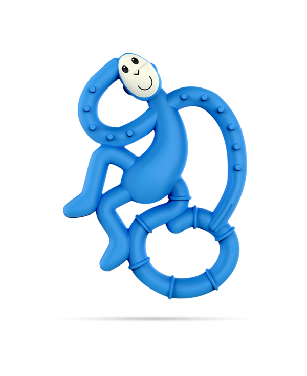 Mini Monkey Teether - Blue