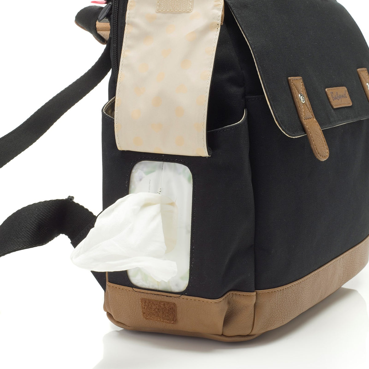 Robyn eco Convertible Backpack Black