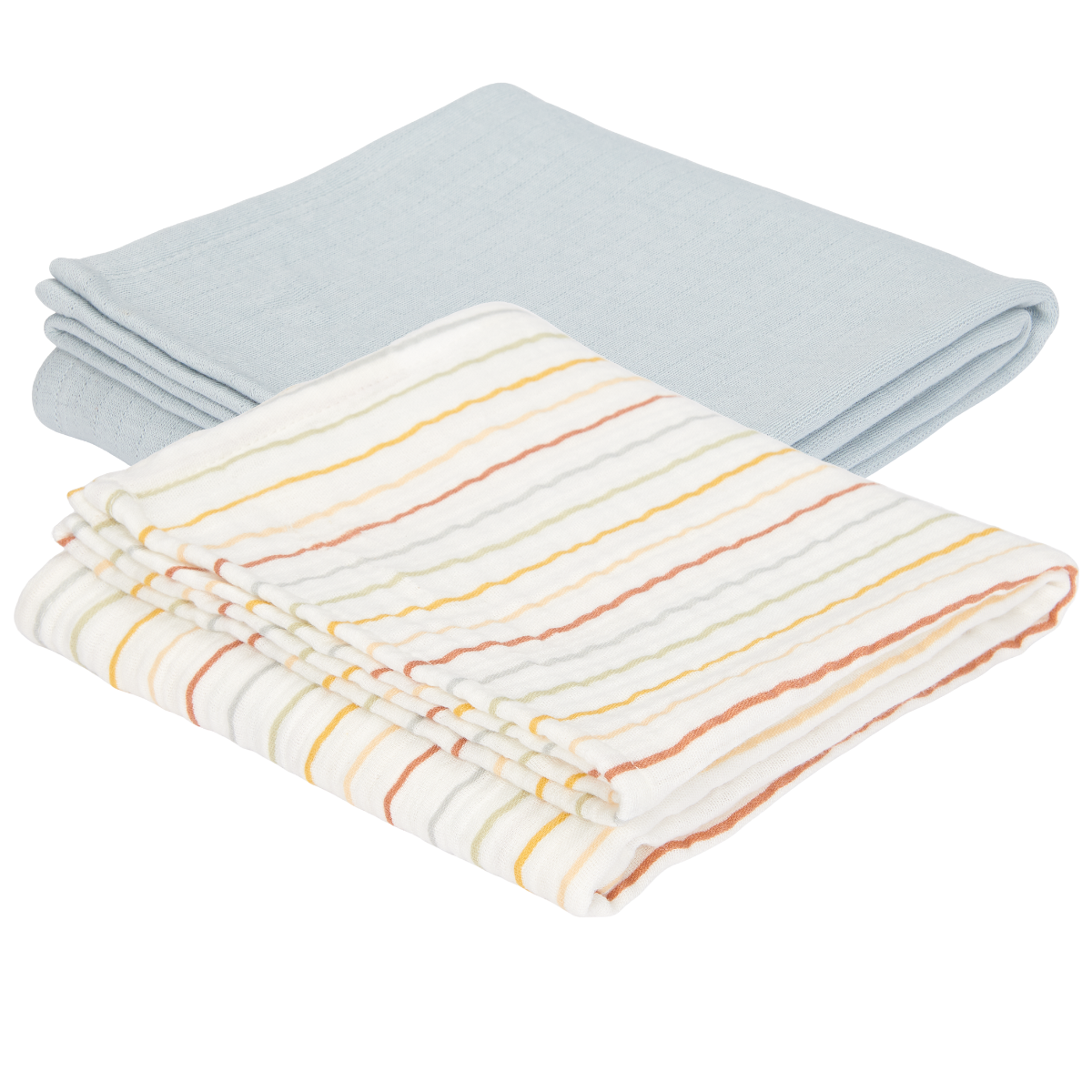 Swaddles 70 x 70 Sunny Stripes/Pure Soft Blue