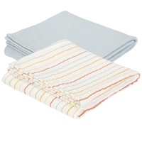 Swaddles 70 x 70 Sunny Stripes/Pure Soft Blue
